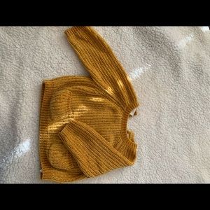 Zara 12-18months chenille yellow sweater
